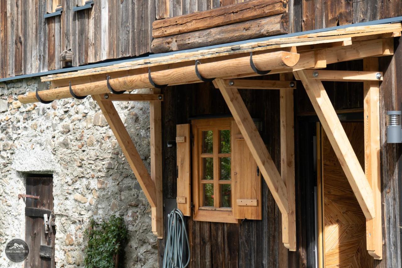 פלאטלאך Chalet Schmelz Huette Mit Sauna Und Garten מראה חיצוני תמונה