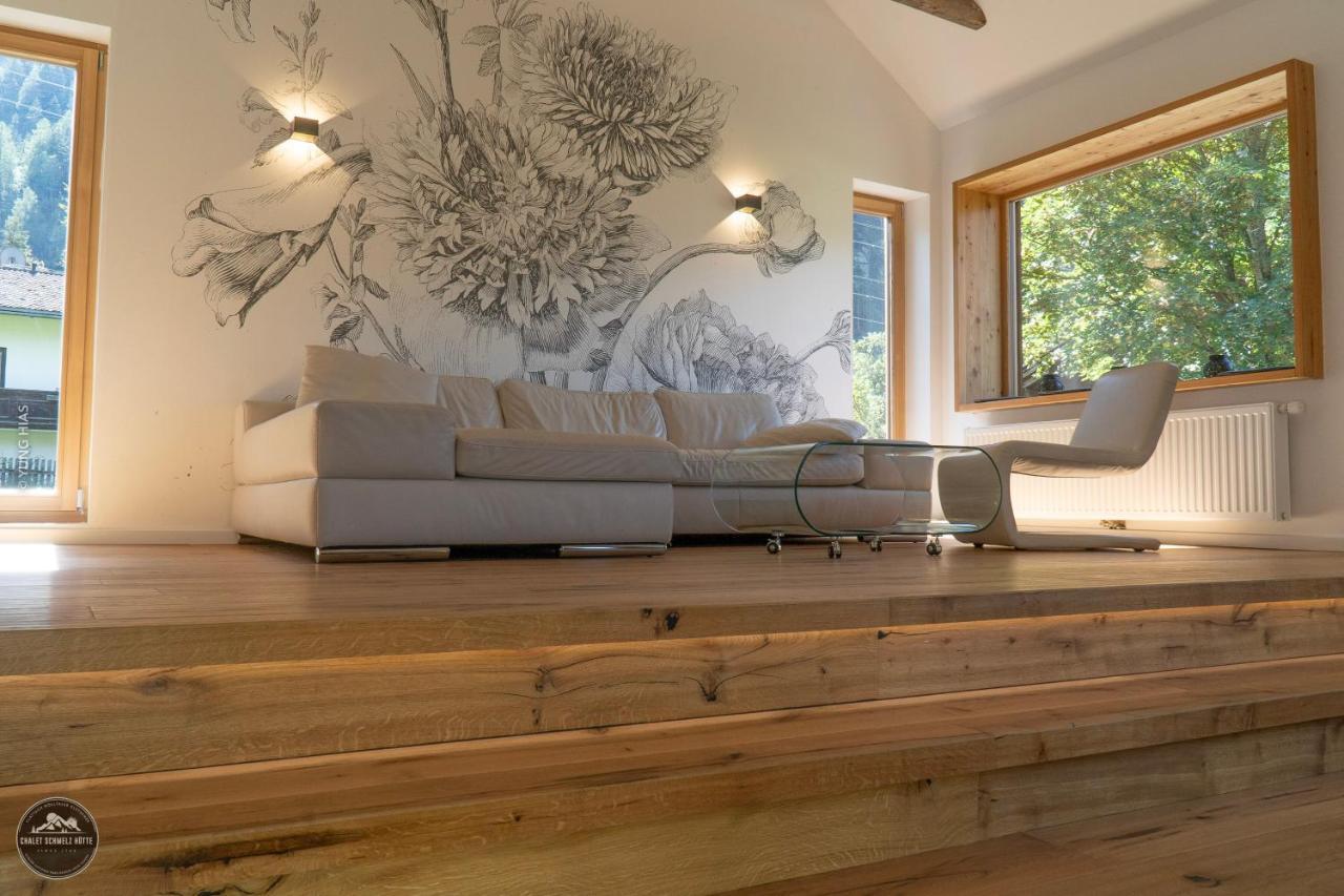 פלאטלאך Chalet Schmelz Huette Mit Sauna Und Garten מראה חיצוני תמונה