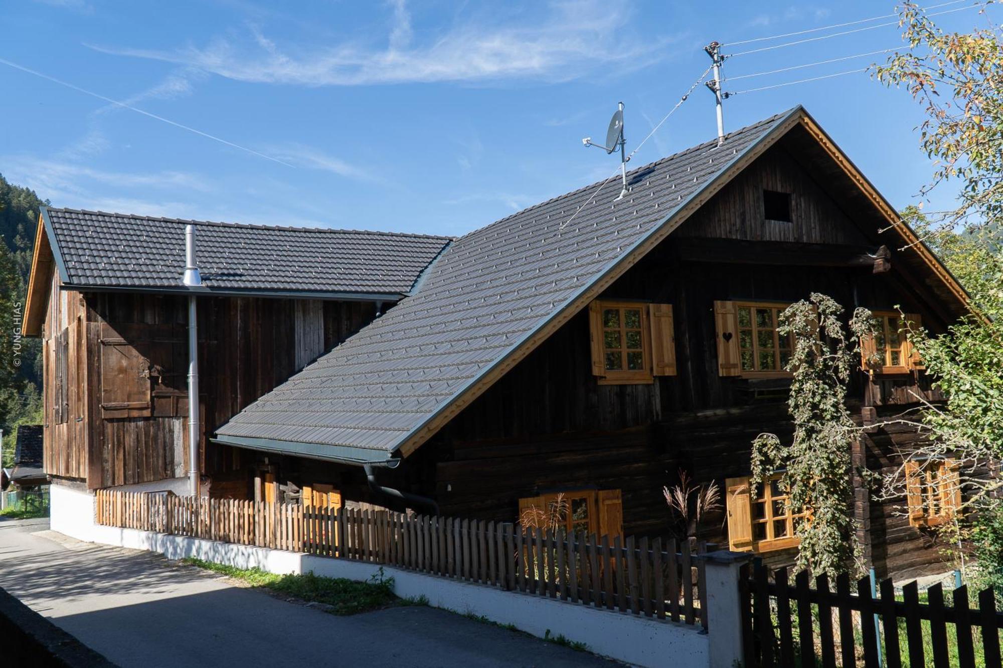 פלאטלאך Chalet Schmelz Huette Mit Sauna Und Garten מראה חיצוני תמונה
