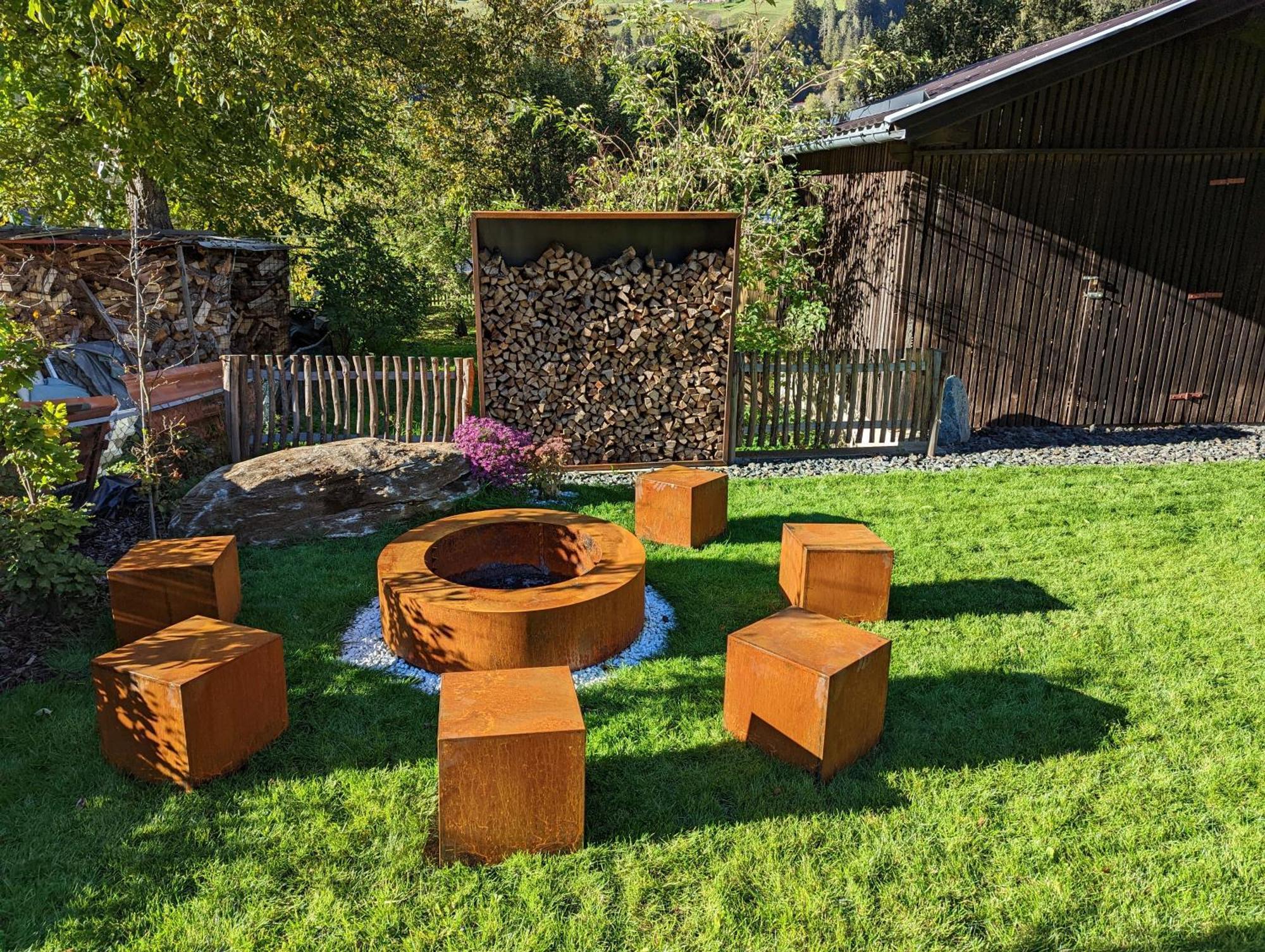 פלאטלאך Chalet Schmelz Huette Mit Sauna Und Garten מראה חיצוני תמונה